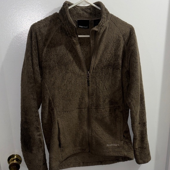 Marmot Sweaters - Marmot brown Fleece Jacket